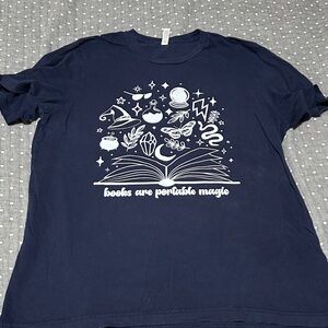 Bella Canvas Navy Tee with Graphic Design